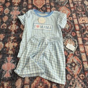 Abby & Evie Boys Set I Love Mama NWT 6y